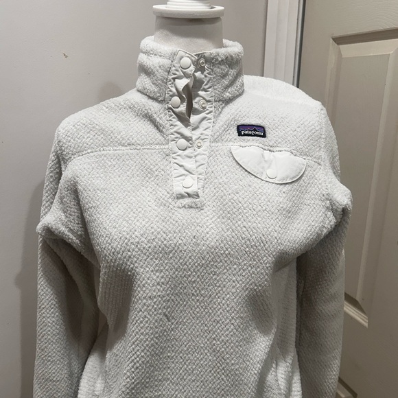 Patagonia Kids' White Textured Pullover Sweater - Picture 2 of 8